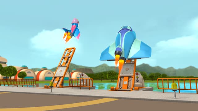 Watch Space Racers S01:E01 - Hawk's Day - Free TV Shows | Tubi