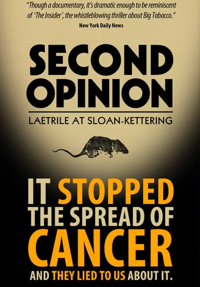 Second Opinion: It Stopped Cancer and They Lied to Us About It