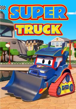 SUPER TRUCK EXCAVATOR - Carl the Super Truck becomes an Excavator to save  Car City Children Cartoon 