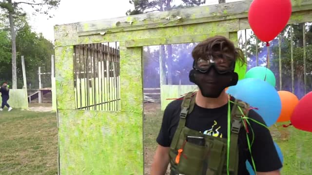 S03:E08 - Noob vs Pro Battle Royale Airsoft Challenge!/100 Layers of Steel vs World's Strongest Laser Challenge