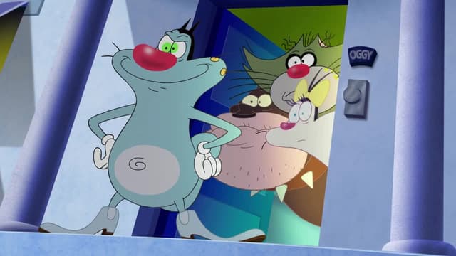 Watch Oggy and the Cockroaches S04:E21 - Grease-Monkey Oggy / Party ...