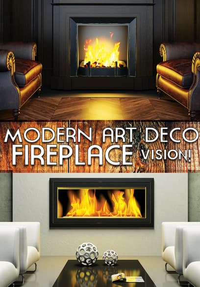 Modern Art Deco Fireplace