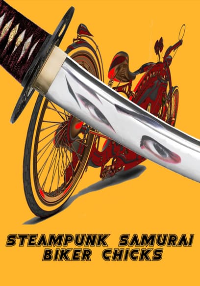Steampunk Samurai Biker Chick