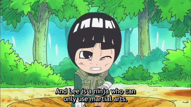 S01:E13 - Student vs. Master! Rock Lee vs. Might Guy! / I Will Surpass Guy Sensei!