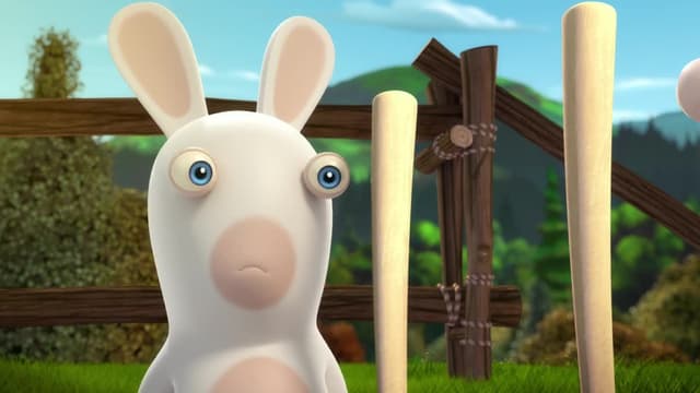 S01:E18 - La Carrera De Los Rabbids a La luna/Las Olimpíadas De Los Rabbids/Prueba De Rabbid N°98005-C: El Rabbid Azul