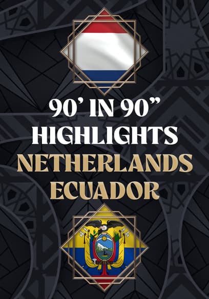 Netherlands vs. Ecuador - 90' in 90"