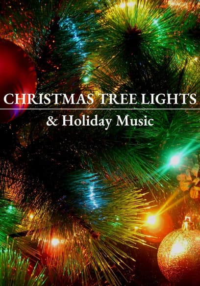 Christmas Tree Lights & Holiday Music