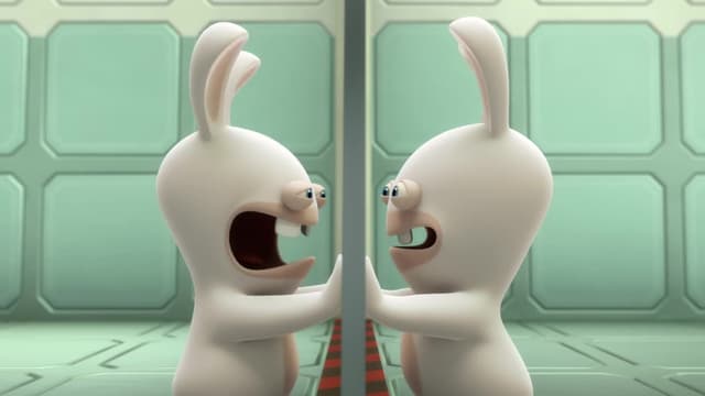 S01:E13 - Rabbid Elevation/Surprise Rabbid/Rabbid Test N°98001-C: The Mirror